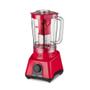 Imagem de Liquidificador Multi Turbo Vermelho 2,6 Litros 1000W com 8 Velocidades