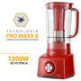 Imagem de Liquidificador Philco 1200W 3L 12 Velocidades Vermelho PH900