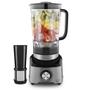 Imagem de Liquidificador Philco PLQ1350 Turbo Glass Pro Maxx 6 1200W  Inox/Preto - 220V