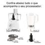 Imagem de Liquidificador Philips Walita Jarra Duravita + Processador de Alimentos Philips Walita Branco 110v