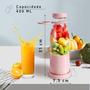 Imagem de Liquidificador portatil eletrico espremedor garrafa copo multiuso 420ML - Mansio Decor