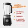 Imagem de Liquidificador Portátil Philips Walita Problend 2 Litros 12 Velocidades 1200W RI2242