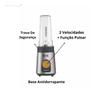 Liquidificador Processador Lp 320 Black Decker Portátil Inox Mini 2x1 Bebidas Whey Shake Potente 220v Imagem de Liquidificador Processador Lp 320 Black Decker Portátil Inox Mini 2x1 Bebidas Whey Shake Potente 220v
