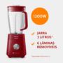 Imagem de Liquidificador Série 5000 Jarra San Vermelho 1200W Philips Walita 220V