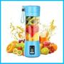 Imagem de Liquidificadores elétricos portáteis de suco de frutas, verão pessoal, mini garrafa, casa, usb, 6 lâminas espremedor, co
