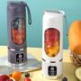Imagem de Liquidificadores portáteis de suco de frutas, Mini garrafa elétrica pessoal, Home USB Juicer, máquina de copo para cozin