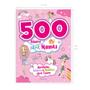 Imagem de Livro - 500 Adesivos para meninas - rosa