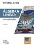 Imagem de Livro - Álgebra Linear com Aplicações