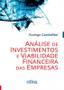 Imagem de Livro - Análise De Investimentos E Viabilidade Financeira Das Empresas