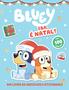 Imagem de Livro - Bluey Livro de Adesivos e Atividades - Eba, é Natal!