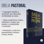 Imagem de Livro Catequético Bíblia Sagrada Nova Pastoral Média Capa Zíper Jeans Católica Completa Editora Paulus