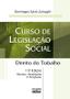 Imagem de Livro - Curso de legislação social: direito do trabalho