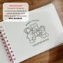 Imagem de Livro De Colorir Bobbie Goods Capa Dura Desenhos 50 Páginas A5 Pintar Canetinhas Caderno Cores