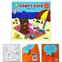 Imagem de Livro De Colorir Comfy Days Bobbie Goods Comfy Day Magic Kids Capa Dura Com Desenhos Variados E Detalhados Com 48 Página