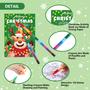 Imagem de Livro de Colorir Funrous Christmas com 24 Lápis de Cor para Crianças