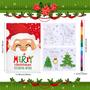 Imagem de Livro de Colorir Funrous Christmas com 24 Lápis de Cor para Crianças
