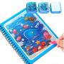 Imagem de Livro de Desenho de Água Reutilizável Montessori - Brinquedo Sensorial para Educação Infantil