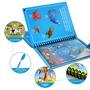 Imagem de Livro de Desenho de Água Reutilizável Montessori - Brinquedo Sensorial para Educação Infantil