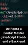 Imagem de Livro De Ponta a Ponta Mestre JavaScript Front-end e Back-end - DUKE EDITORA 
