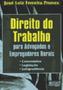 Imagem de Livro - Direito do Trabalho para Advogados e Empregadores Rurais