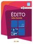 Imagem de Livro - Edito b2 - cahier + cd mp3 - 3eme ed