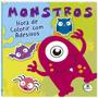Imagem de Livro - Hora de Colorir com adesivos: Monstros