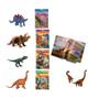 Imagem de Livro Infantil Culturama Dinossauros com Curiosidades, Adesivos e Miniatura Capas Diversas