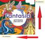 Imagem de Livro Para Colorir - Fantasia Arteterapia Adultos  Tamanho 30x30cm Folhas Brancas