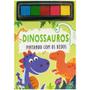 Imagem de Livro - Pintando com os Dedos: Dinossauros