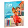 Imagem de Livro Pop Gigante Ler e Colorir com 6 Lápis de Cor Luca Disney Culturama