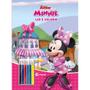 Imagem de Livro - Pop gigante ler e colorir com lapis - Minnie