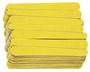 Imagem de Lixa para unha santa clara media 10cm canario amarela c/144