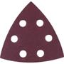Imagem de Lixa Triangular Com Costado Pluma G 180 Para Madeira 5 Peças Vonder