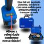 Imagem de Lixadeira A Bateria Esmerilhadeira Angular 2 Baterias Sem Fio Portátil Exbom MQL-EA3100 C/ Nfe