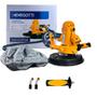 Imagem de Lixadeira de Parede Menegotti MLP800H 127/220V 800W Com Led e Aspirador de Pó Para Massa Corrida Com Saco Coletor Amarela Profissional