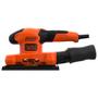 Imagem de Lixadeira Orbital Black + Decker 1/3 de folha de lixa 150W 127V Laranja - BEW220-BR