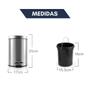 Imagem de Lixeira 100% Inox Com Pedal Antiderrapante
