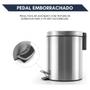 Imagem de Lixeira 100% Inox Com Pedal Antiderrapante