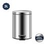 Imagem de Lixeira 100% Inox Com Pedal Antiderrapante