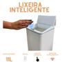 Imagem de Lixeira 11L com sensor: mais tecnologia para sua rotina.