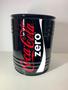 Imagem de Lixeira 50l Tambor Vintage Retrô 48x38,5cm Preto Coca Cola Zero