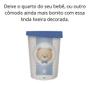 Imagem de Lixeira 5,3 Lts Decorada Rosa Azul Infantil Quarto Plasutil