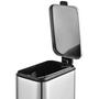 Imagem de Lixeira 5L com Pedal e Balde Fechamento Leve Suave Cozinha Banheiro Frame Brinox