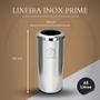 Imagem de Lixeira 65 Litros Inox Com Aro 30x80 - Cozinha - Banheiro - Escritório