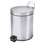 Lixeira aço inox de 5 litros com cesto removível Healer Imagem de Lixeira aço inox de 5 litros com cesto removível Healer