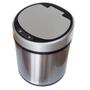 Imagem de Lixeira automática com sensor de aço inox p/ banheiro, cozinha, casa