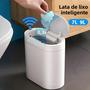 Imagem de Lixeira Automática Grande À Prova D'água Com Sensor De 7L 9L, Estreita, Para Cozinha, Banheiro E