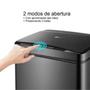 Imagem de Lixeira Automática Retangular 50 Litros com Sensor em Aço Inox