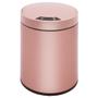 Imagem de Lixeira automatica rose gold grande 12 litros sensor inteligente cozinha banheiro inox cesto lixo