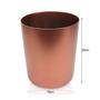 Imagem de Lixeira Basculante 5 Litros Cobre Rosé Gold Fosco Luxo Cozinha Banheiro